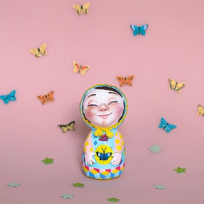 Avoir un papillon dans le ventre...