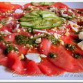 Samedi soir, petit Diner en tête à tête à l'italienne : CARPACCIO & RISOTTO