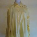 H215 : Chemise jaune 70's T.L