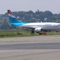 Aéroport Tarbes-Lourdes-Pyrénées: Luxair: Boeing 737-7C9: LX-LGQ: MSN 33802/1442.