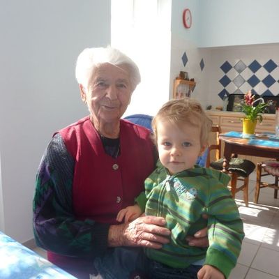 Antoine Et son arrière arrière grand mère 96ans