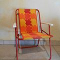 Cu323 : Chaise enfant 60's