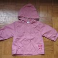Manteau de pluie léger à capuche rose Kitchoun neuf 6 mois/67 cm - 3 euros