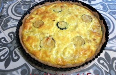 Tarte à la courgette et au chèvre frais