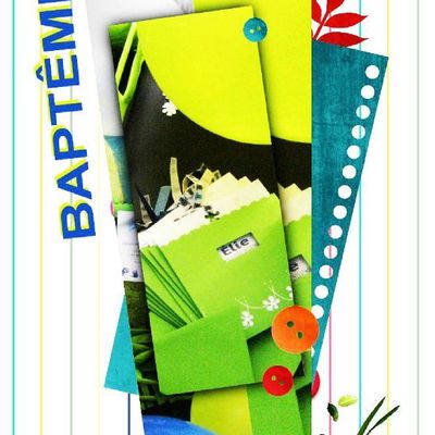 Faire Part d'un Baptême