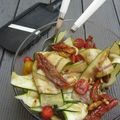 Salade de courgette crue