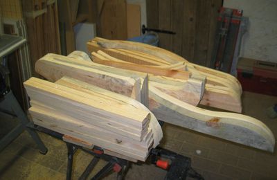 Chaise adirondack, episode 1 : decoupe des planches