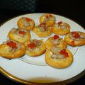 Mini-pizzas aux saint-jacques 