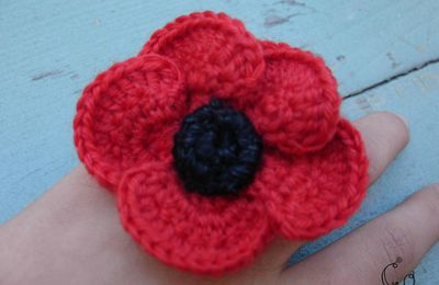 ma bague coquelicot...d'Avril