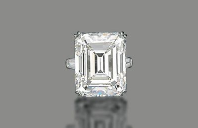 A diamond ring, by Harry Winston