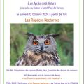 Après-midi Nature 2024 : "Les rapaces Nocturnes" 