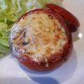 oeuf cocotte au nid de tomate