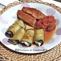 Rougets et roulés d'aubergines au bruccio ****