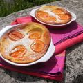 Clafoutis d'abricots au sirop d'orgeat