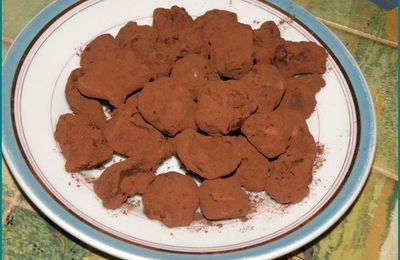 Les truffes en chocolat pour Noël