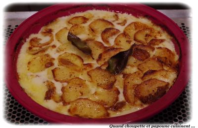 GÂTEAU DE POMMES DE TERRE AU REBLOCHON