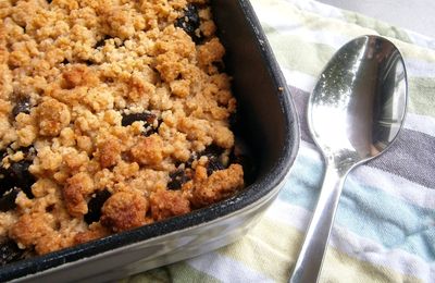 Crumble aux figues et amandes (IG bas ou non)
