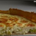 Quiche légère de Poireaux au Cumin