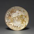 Luster Bowl with Antelope, 1000s, Egypt, Fustat (Old Cairo), Fatimid period (909–1171