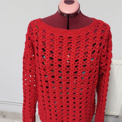pull crochet en Cotton Gem de la marque PERFORMANCE