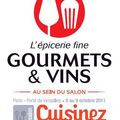 DES PLACES A GAGNER POUR LE SALON GOURMETS ET VINS / CUISINEZ !!!