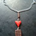 Collier "I LOVE CHOCOLATE"