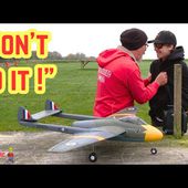 DON'T DO IT ! Durafly D.H.100 Vampire V3 Scale EDF Jet