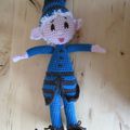 Lutin musical en crochet