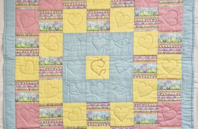 Bbquilts, carrés tout doux et pochons.