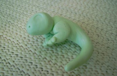 Tutoriel bébé dragon en fimo - 2ème partie