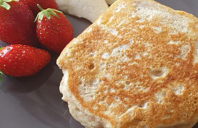 Pancakes nuages aux pommes IG bas