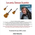 Récital Guy Allix chansons à textes et poésie le 10 mai 2019 Atelier Matreselva Paris