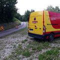 Une découverte explosive sur la route de cimetière de Delouze :