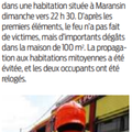 Incendie d'habitation