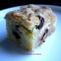 Blondies aux cranberries