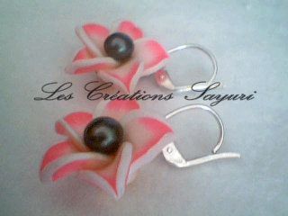 BOUCLES D'OREILLES FLEURS DE TIARE