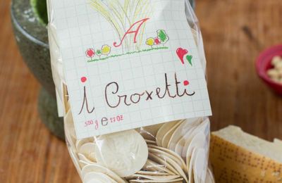 Croxetti con pesto genovese