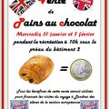 Vente de Pains au Chocolat au profit du voyage à Londres de la section Européenne TS