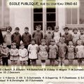 Ecole publique classe enfantine 1960-61