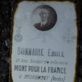 BONNAIRE Charles Emile (Cluis) + 04/08/1916 Fleury devant Douaumont (55)