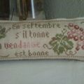 Broderie de Danybrod: septembre