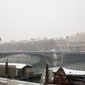 Neige en décembre à Lyon