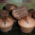 Muffins choco betterave