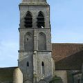 Ferrières en Gatinais - Clocher de l'Abbatiale St Pierre et St Paul