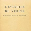 Introduction de L'évangile de la vérité. Jésus, les sages et les enfants.