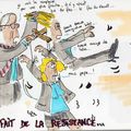 la fameuse comedia del arte, avec des acteurs bien contents pour rien (contemporain)