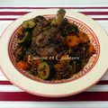 Souris d'agneau aux lentilles comme une tajine