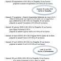 Calendrier de la mission ouvrière du Lien 2018-2019