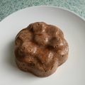 gâteau cru hyperprotéiné chocolaté aux Biscuits Minceur nature et au psyllium (diététique, sans oeuf ni beurre, riche en fibres)