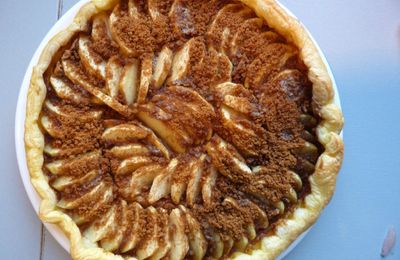 Tarte pommes spéculoos